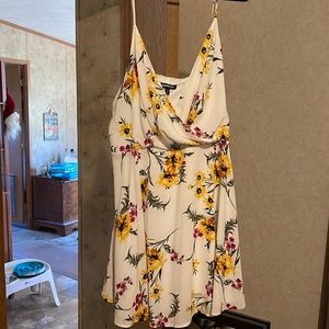 White floral sundress